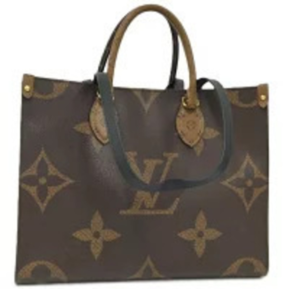 LOUIS VUITTON bag On The Go Monogram Reverse Brown Beige Cream